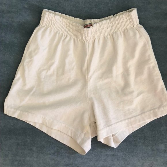 Set of 2 Workout/Cheer Shorts (Red and Whi… - Picture 1 of 3